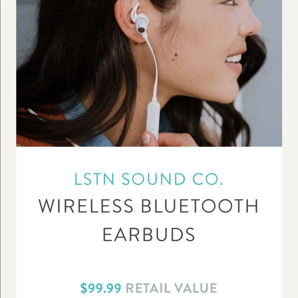 LSTN SOUND CO. WIRELESS BLUETOOTH EARBUDS